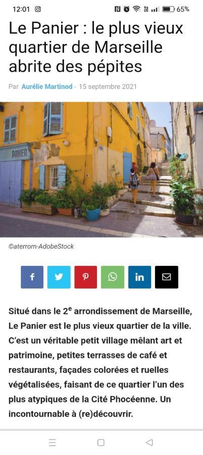 Casa Mia 25M2 Centre Ville Et Panier Marseille Eksteriør billede