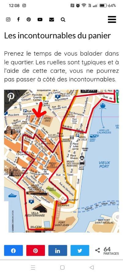 Casa Mia 25M2 Centre Ville Et Panier Marseille Eksteriør billede